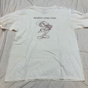 RARE D23 Jiminy Cricket Wishes Come True T-shirt Original 2010s Like New